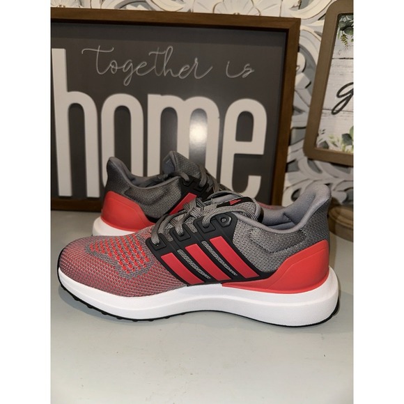 Adidas Big Kids' adidas Ultradream DNA Shoes Size 5.5 Red Heather Gray - Picture 5 of 12